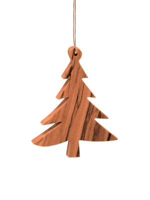 Weihnachtsanhänger: Weihnachtsbaum 6 x 5 cm