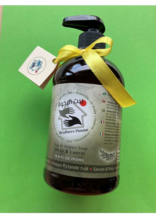 Seife aus Olivenöl aus Aleppo/Syrien - flüssig zu 500 ml