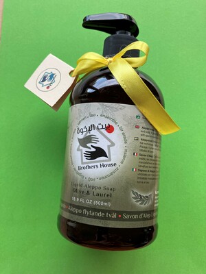 Seife aus Olivenöl aus Aleppo/Syrien - flüssig zu 500 ml