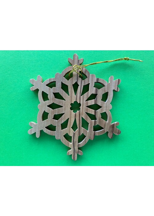 Weihnachtsanhänger "Schneeflocke" (9 cm)