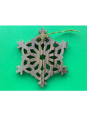 Weihnachtsanhänger "Schneeflocke" (9 cm)