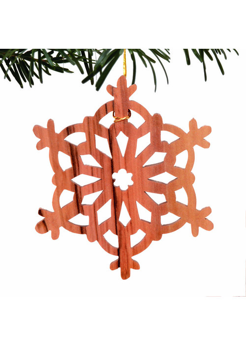 Weihnachtsanhänger "Schneeflocke" (9 cm)