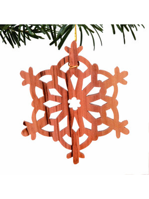 Weihnachtsanhänger "Schneeflocke" (9 cm)