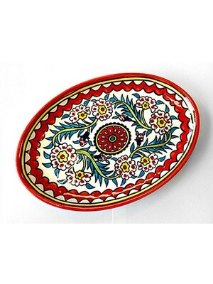 Keramik - Servierplatte 26,5 x 18 cm