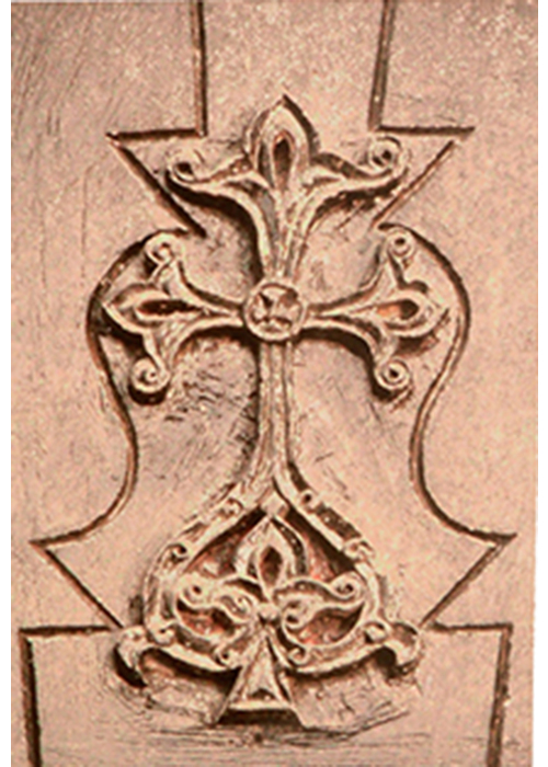 Faltkarte: Kreuz - Baum des Lebens, KlosterMar Benham/Irak