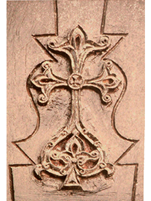 Faltkarte: Kreuz - Baum des Lebens, KlosterMar Benham/Irak