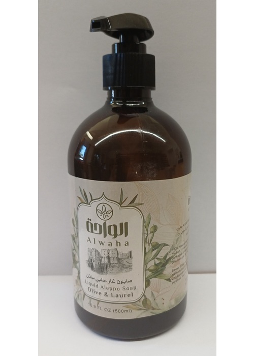 Seife aus Olivenöl aus Aleppo/Syrien - flüssig zu 500 ml