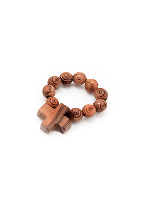 Finger-Rosenkranz am Gummiband