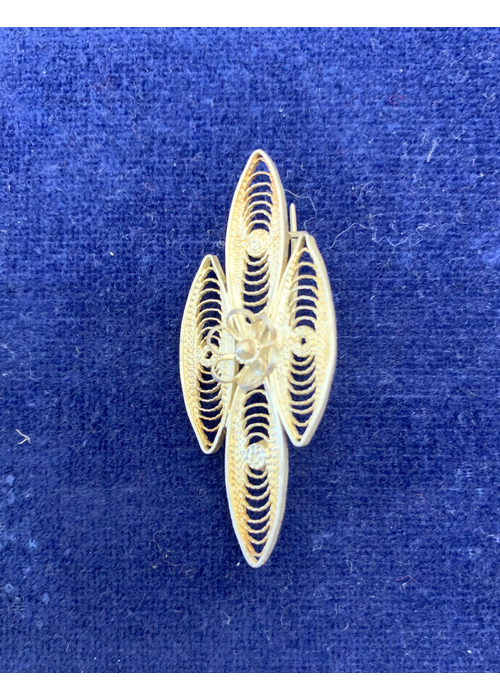 Silberschmuck aus Midyat - Brosche 4,5 x 2 cm
