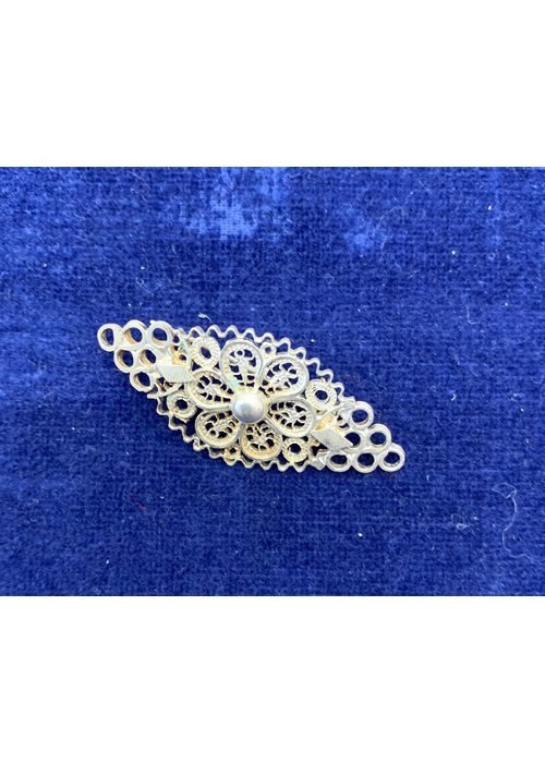 Silberschmuck aus Midyat - Brosche 4 x 1,8 cm